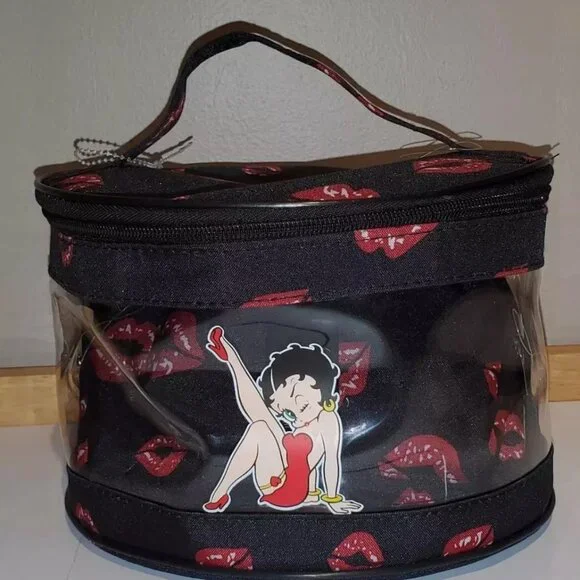Betty Boop Makeup Bag 3 Pieces Set - Picture 2 of 8